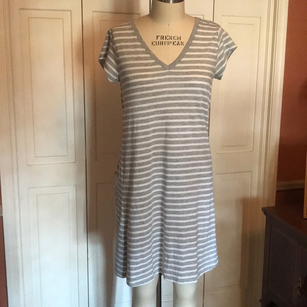 Gap Striped Cotton Dress